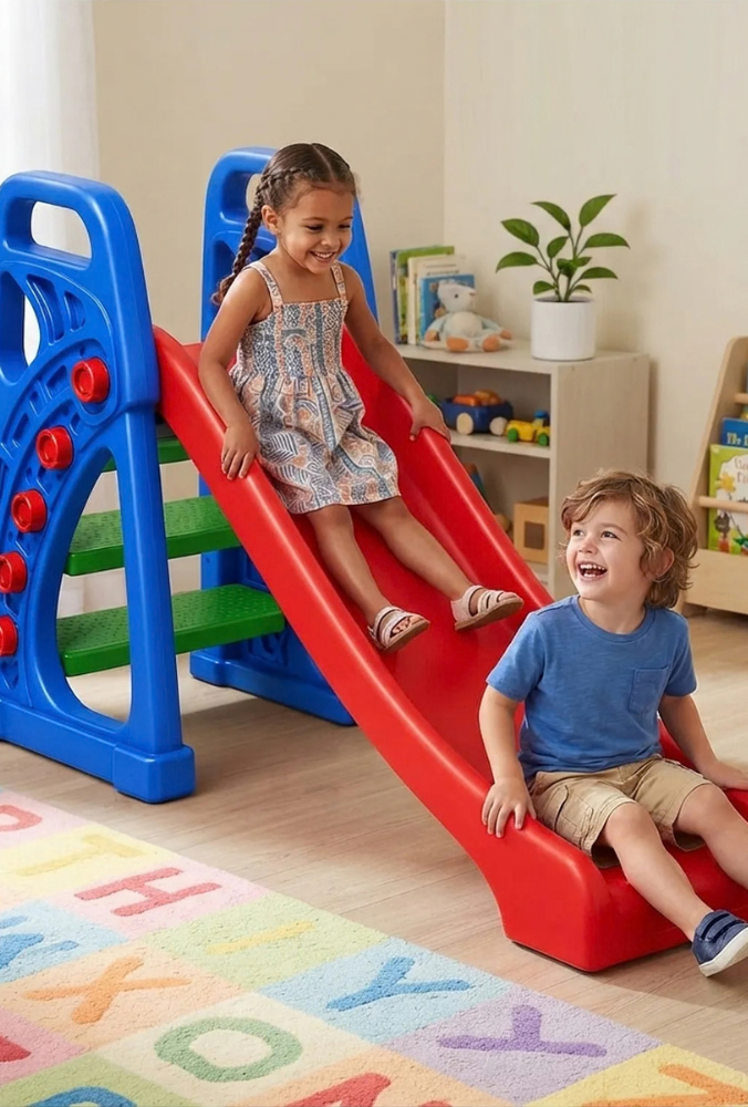 Adventure Kids Climbing Slide with Wide Steps