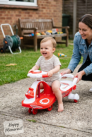 Red Teddy Racer Magic Swing Car for Kids
