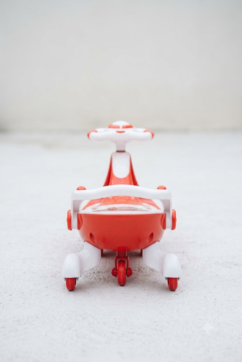 Red Teddy Racer Magic Swing Car for Kids - Image 4