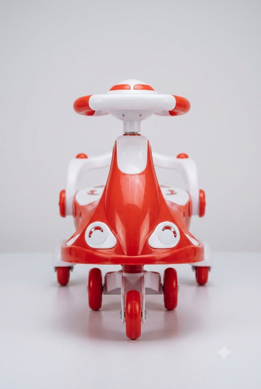 Red Teddy Racer Magic Swing Car for Kids - Image 5