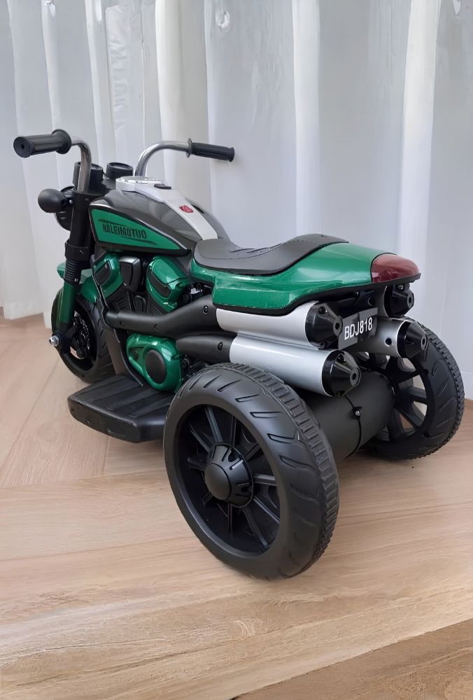 Kids Electric Ride-On Motorcycle with Realistic Design, LED Headlight & Comfortable Seat - Image 3