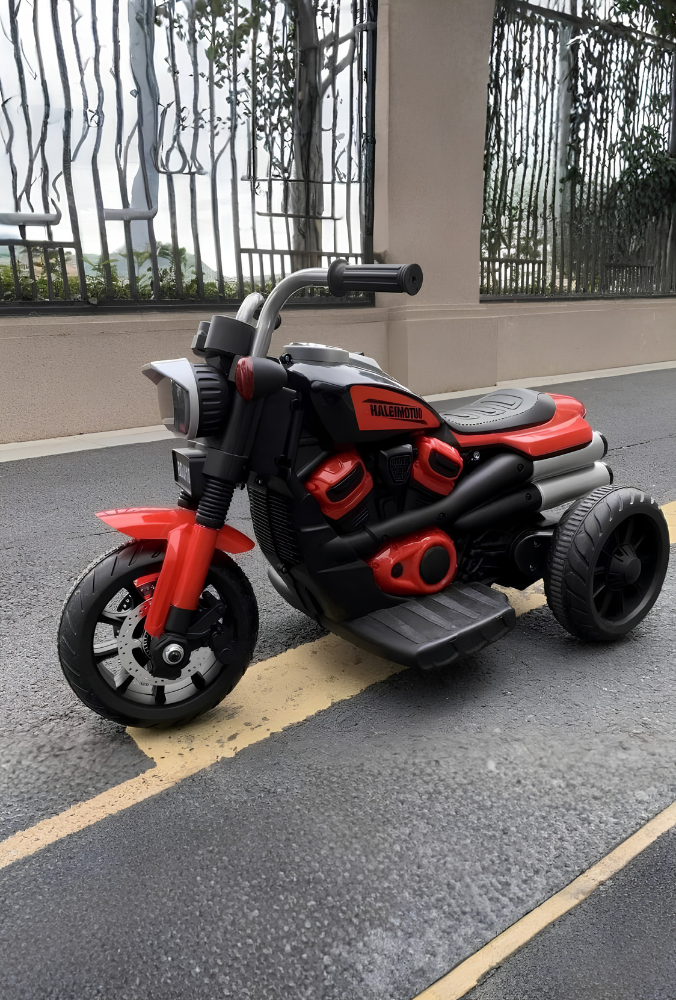 Kids Electric Ride-On Motorcycle with Realistic Design, LED Headlight & Comfortable Seat - Image 2