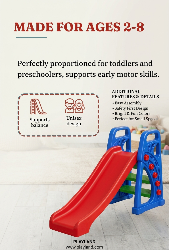 Adventure Kids Climbing Slide with Wide Steps - Image 3